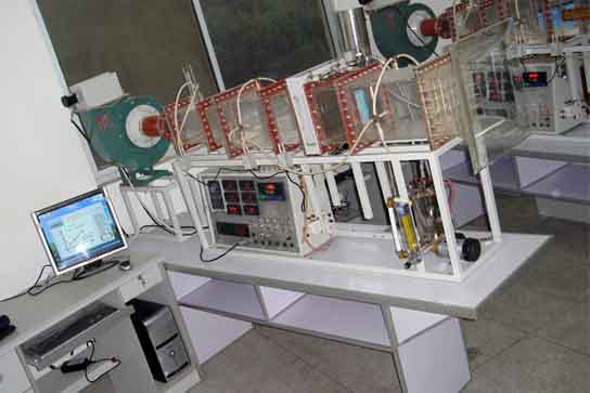 強迫對流（liú）空氣橫（héng）掠旋（xuán）轉圓柱測試放（fàng）熱係數測試裝置