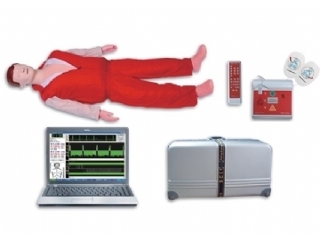 高級心肺複蘇、AED除顫模擬人（計算機控製、二合一組合）
