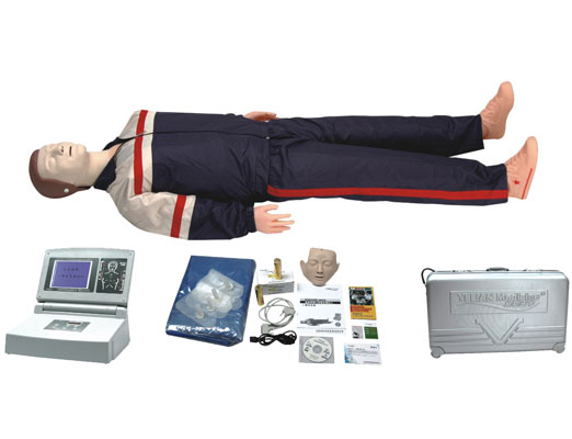 高級大屏幕液晶彩顯全（quán）自動電腦心肺複蘇模擬人